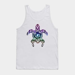 Rainbow Mandala Turtle Tank Top